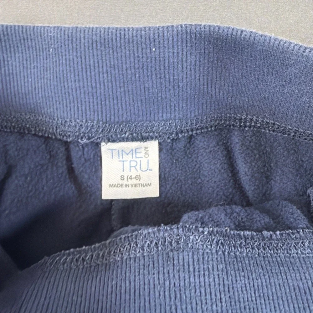 Time And Tru Blue Sweatpanst Size Small